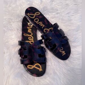Sam Edelman Tortoise Jelly Sandals